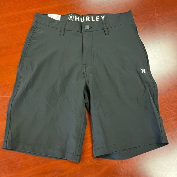 Hurley Mens Black Hybrid Walk Shorts sz 30 NWT - Picture 1 of 5
